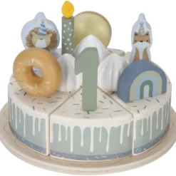 Gâteau d'anniversaire bleu