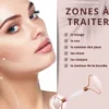 Gua sha et rouleau visage en quartz rose