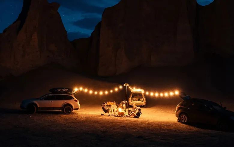 Guirlande biolite 13m rgb rechargeable solaire & usb-c - bivouac