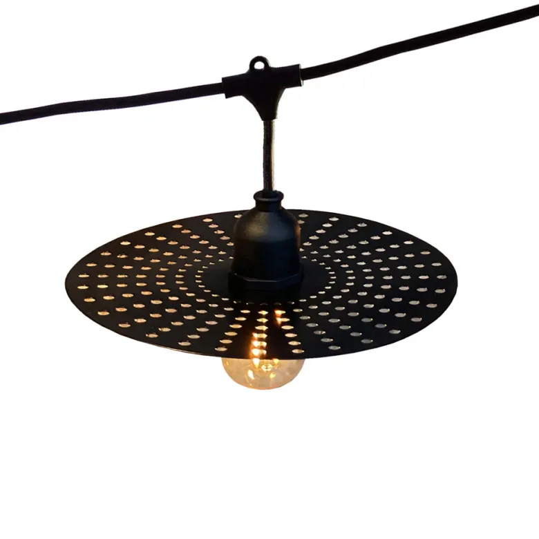Guirlande disque métal planet 10xe27 6m