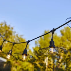 Guirlande fil métal chic cage 10xe27 6m