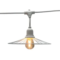 Guirlande fil métal chic cage 10xe27 6m