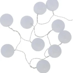 Guirlande lumineuse blanche 10 boules le