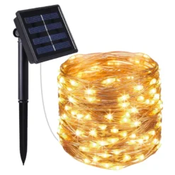 Guirlande lumineuse skinny solar 100