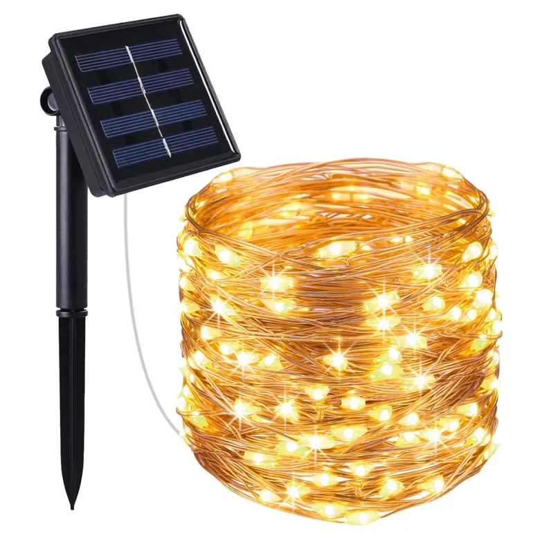 Guirlande lumineuse skinny solar 100