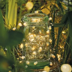 Guirlande solaire boules lumineuses