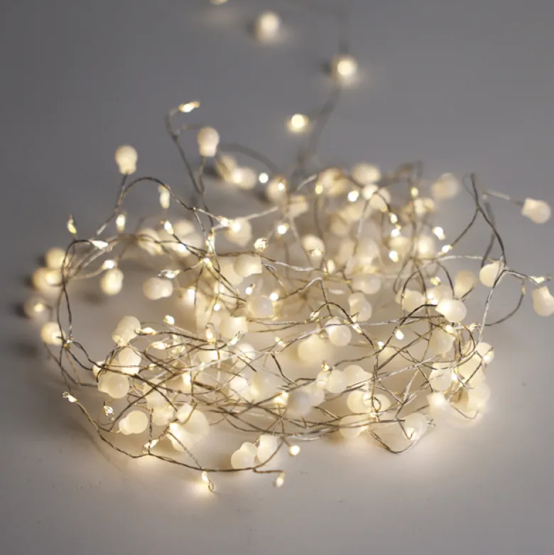 Guirlande solaire boules lumineuses