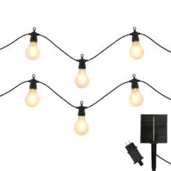 2 guirlande solaire party max 10led 7.5m