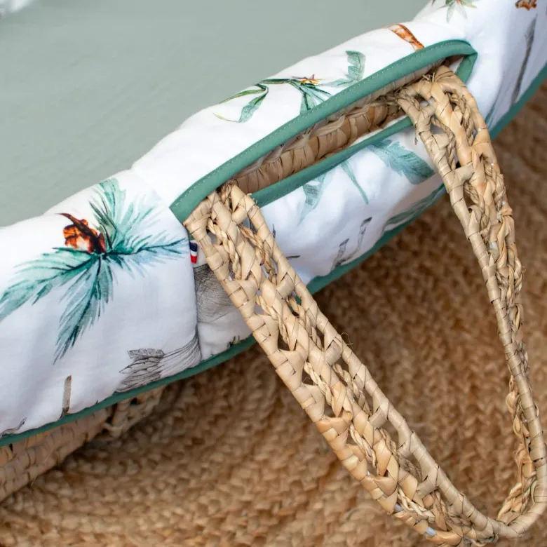 Habillage couffin satin de coton safari