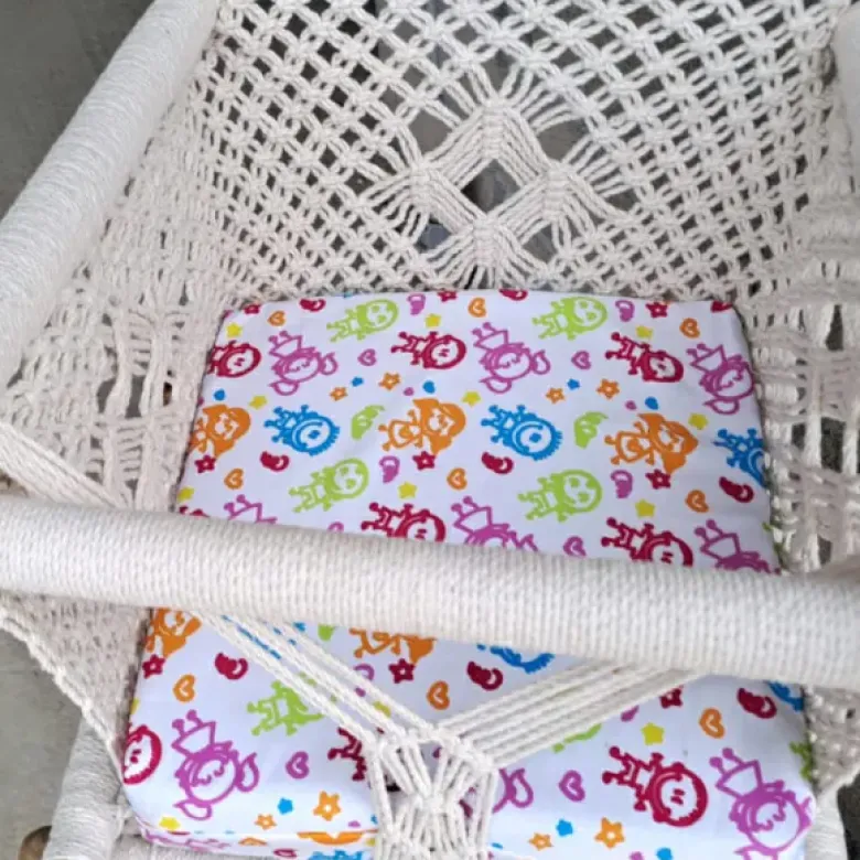 Hamac bébé macramé écru