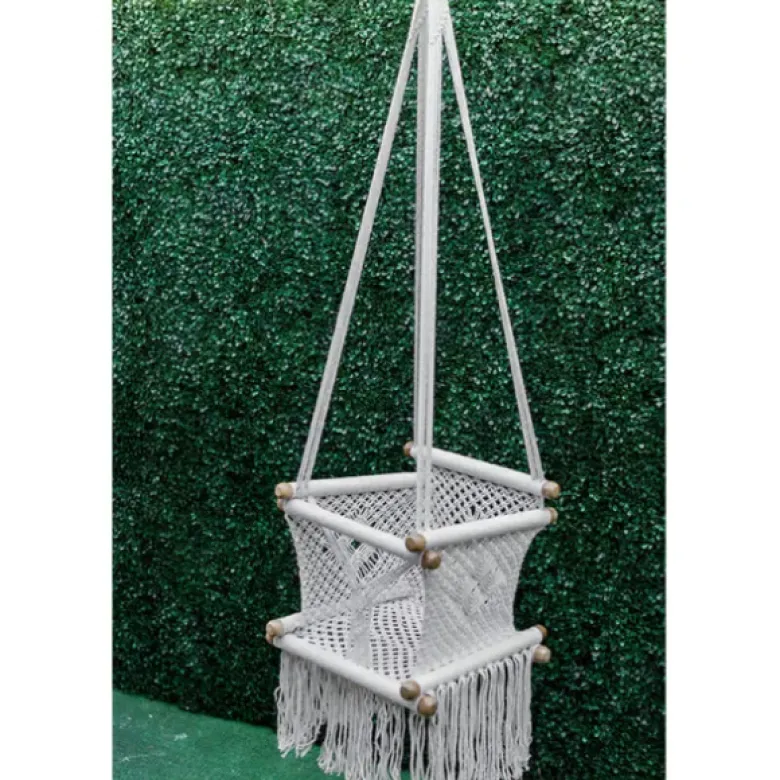 Hamac bébé macramé écru