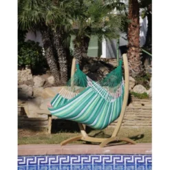 Hamac chaise albizia xxl sur pied en boi