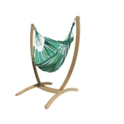 Hamac chaise albizia xxl sur pied en boi