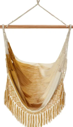 Hamac chaise florencia xl beige et doré