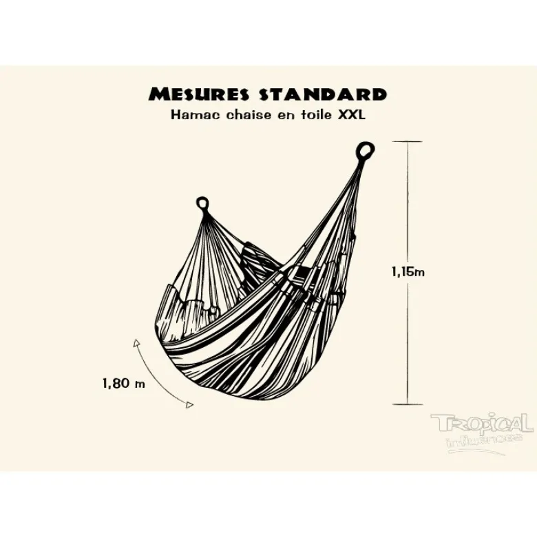 Hamac chaise sur pied aguilas xxl