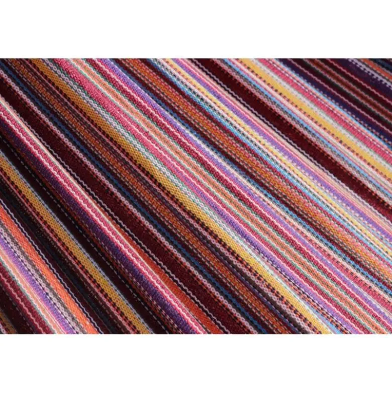 Hamac double franges violet