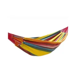 Hamac double rayé coloré