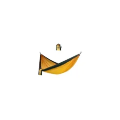 Hamac parachute randonnée jaune et vert