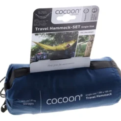 Hamac simple cocoon travel hammock set bleu nuit
