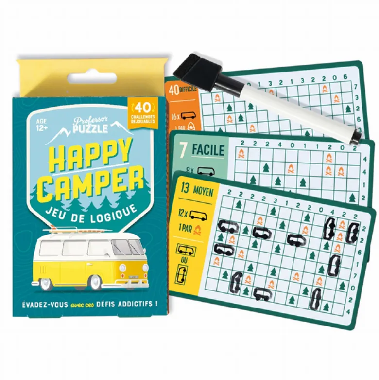 Happy Camper jeu de logique au format voyage