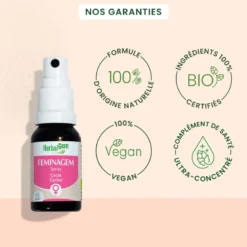 Herbalgem - feminagem spray - cycle féminin - bio