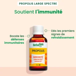 Herbalgem - propolis gouttes immunité - bio