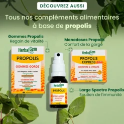 Herbalgem - propolis gouttes immunité - bio