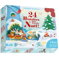 24 histoires pour attendre Noel Coffret lampe
