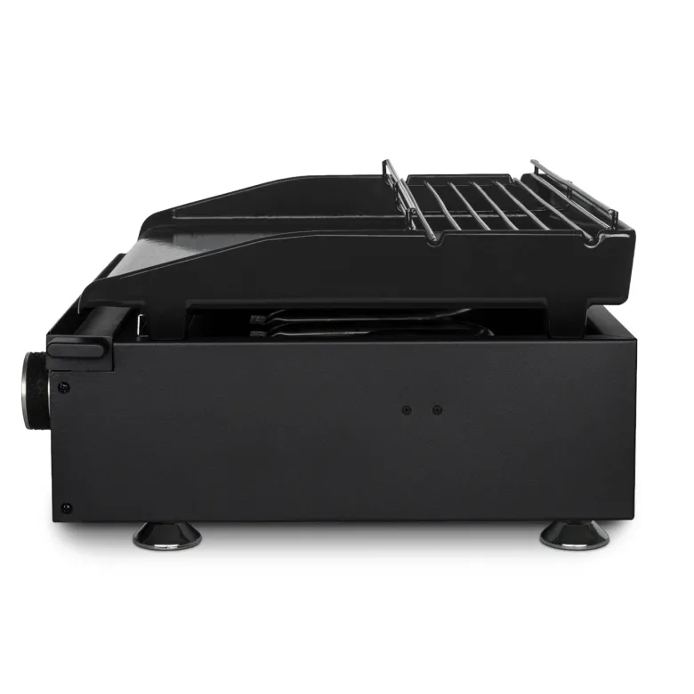H.koenig plx1022 - plancha 2 brûleurs u noire fonte émaillée