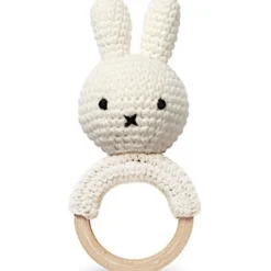 Hochet anneau de dentition miffy blanc