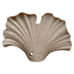 Hochet de dentition gingko beige