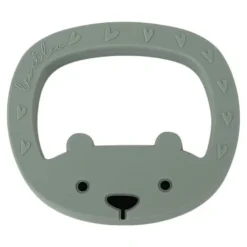 Hochet de dentition ours petit bleu