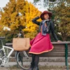 Holly bordeaux sur-jupe hiver - xl-xxlh