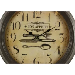 Horloge ancienne murale bon appetit 47cm