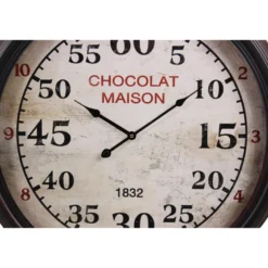 Horloge ancienne murale chocolat maison