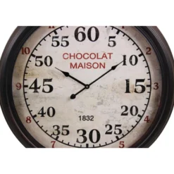 Horloge ancienne murale chocolat maison