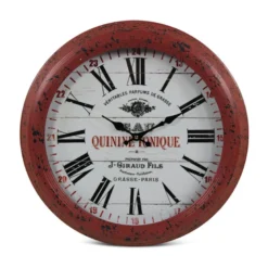 Horloge ancienne murale eau quinine