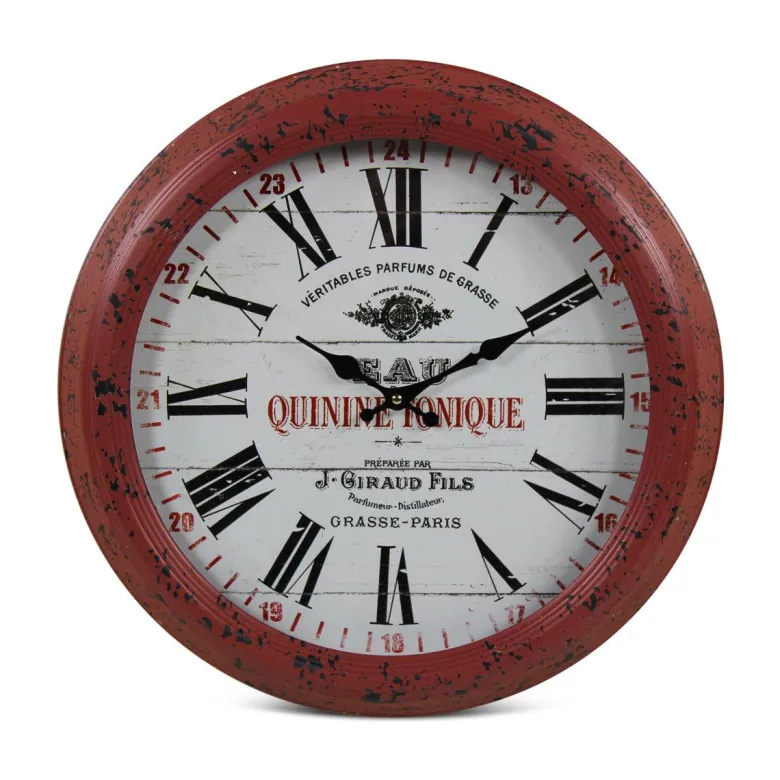 Horloge ancienne murale eau quinine