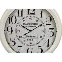 Horloge ancienne murale grande epicerie