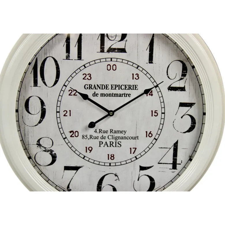 Horloge ancienne murale grande epicerie