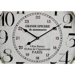 Horloge ancienne murale grande epicerie