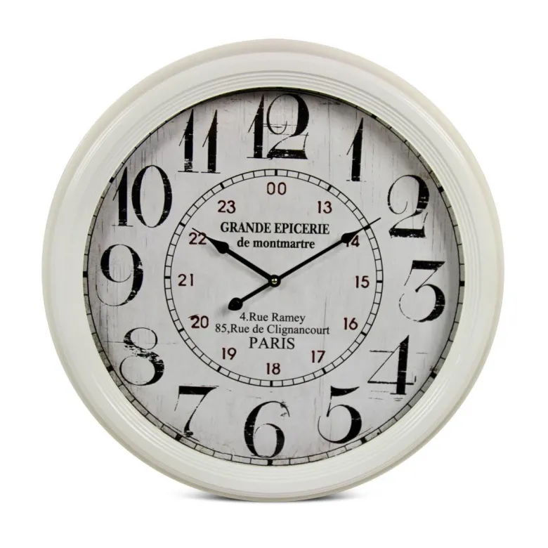 Horloge ancienne murale grande epicerie
