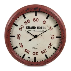 Horloge ancienne murale grand hôtel