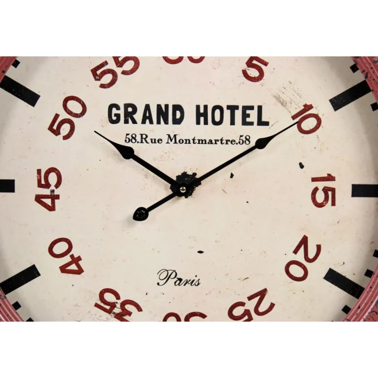 Horloge ancienne murale grand hôtel