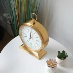 Horloge gousset à poser radio-pilotée silencieuse cadran 19 cm verre