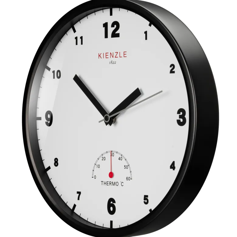Horloge murale radio-pilotée d’extérieur kienzle dcf 30 cm