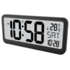 Horloge numérique géante avec températur
