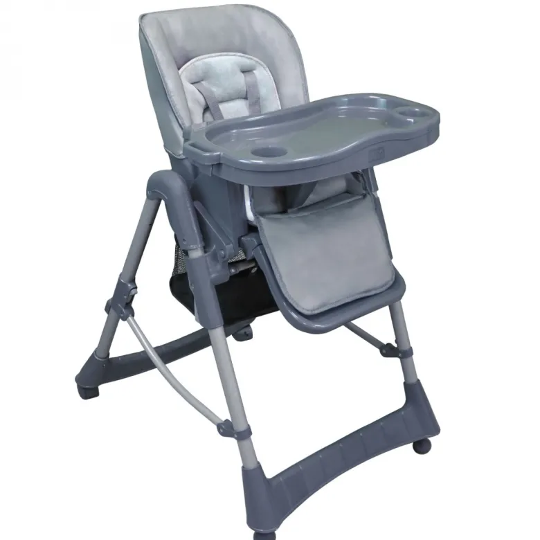 Housse assise chaise haute - gris