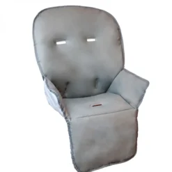 Housse assise chaise haute - gris