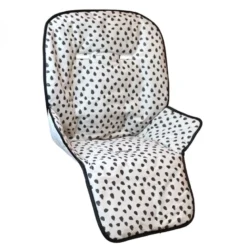 Housse assise chaise haute - noir